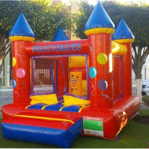 Castillo de colores felicidades