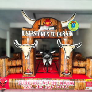 Toro mecánico piel y efectos