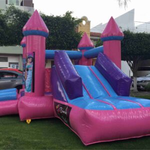Castillo Rosa velcros con rampa